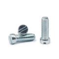 Stainless steel din84 pan head slotted machine screws